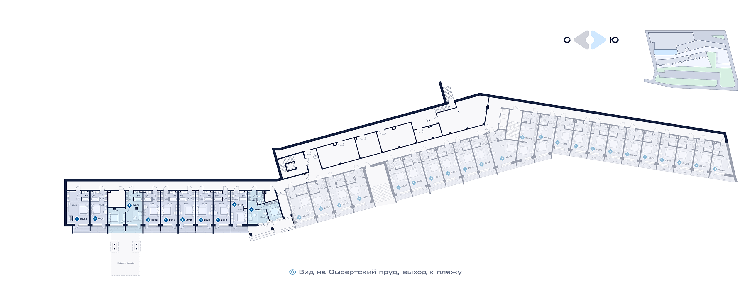 Подъезд 1. Этаж 1. Схема