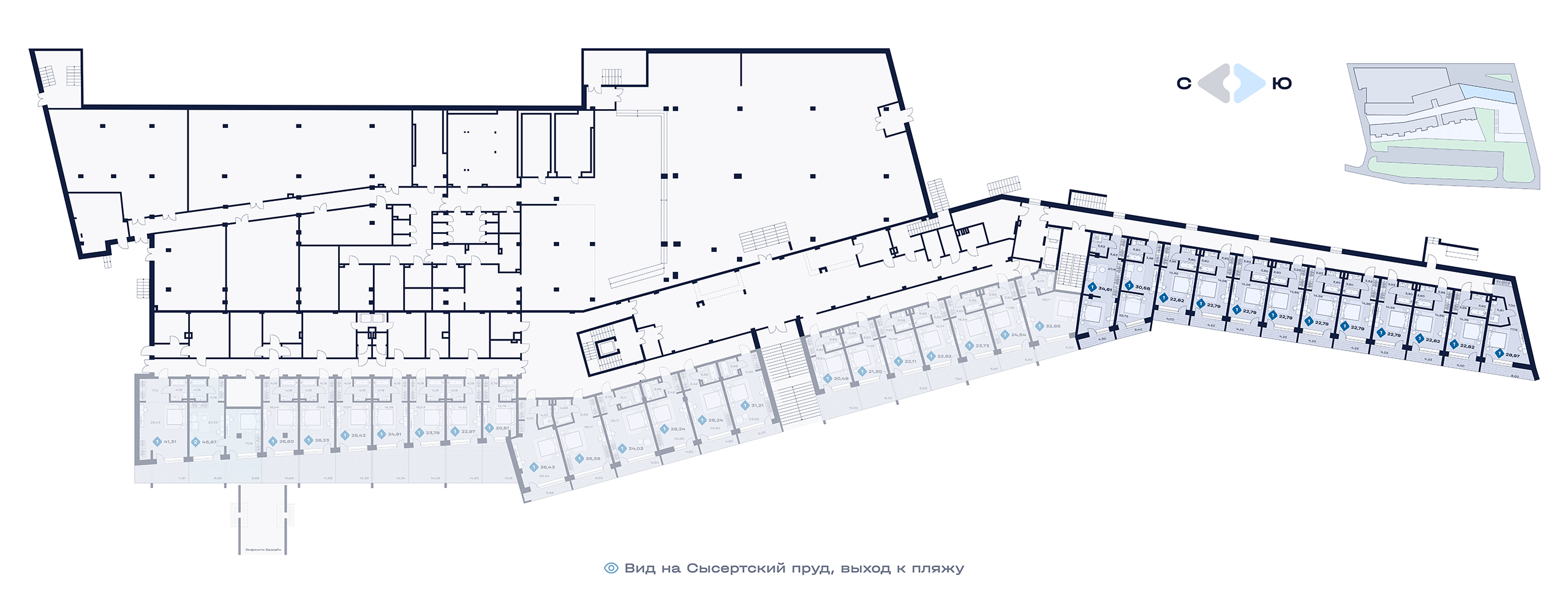 План этажа — апартаменты №78